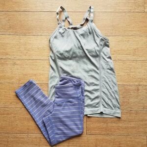 Athleta Tank Top, Size XS and Crop Bottoms, Size XXS Set